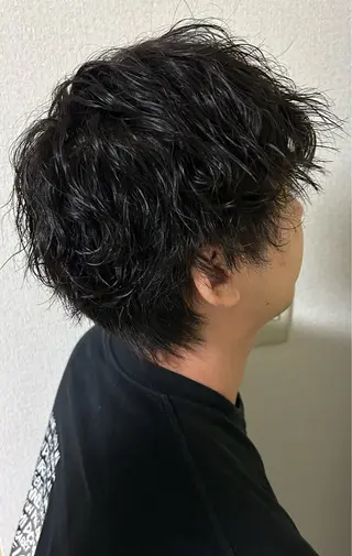 パーマ メンズ SHANTi 飯塚 ヘアセット/髪質改善のヘアスタイル