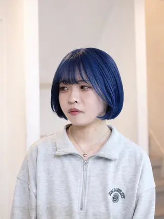 ショート カラー ヘアアレンジ 🦠デザインカラー/ 魚瀬あおい🦠のヘアスタイル