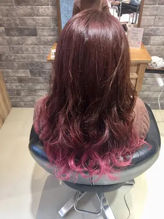 セミロング 所渉/韓国レイヤー /ウルフカットのヘアスタイル