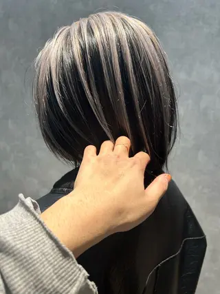 ミディアム 最新ケアカラー 髪質改善YUTOのヘアスタイル