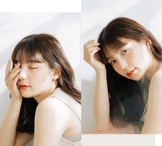 ロング Suimmie 田島のヘアスタイル