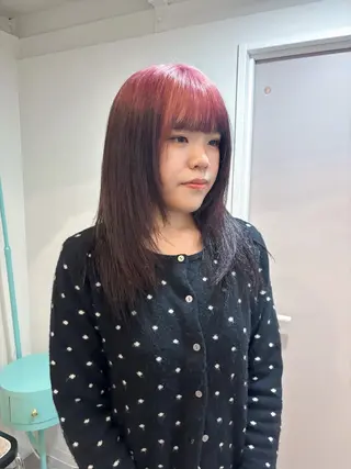 セミロング カラー 🩵izu 🩵のヘアスタイル