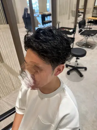 パーマ メンズ エイト半田所属・大松 菜々実のヘアスタイル