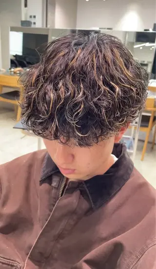カラー パーマ “fifth”川内 泰智/メンズパーマのヘアスタイル