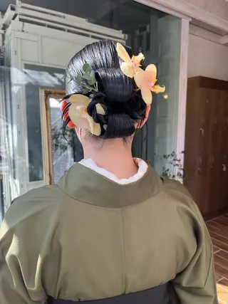 ヘアアレンジ そね こまちのヘアスタイル