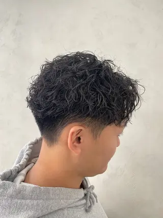 ショート 柏/シャドウパーマ/ ナチュラル/颯寿のヘアスタイル