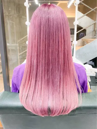 ロング カラー 𝐑𝐈𝐍𝐊𝐀 🐣🩷のヘアスタイル