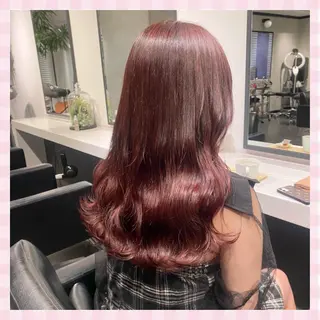 ロング カラー 💗ガーリーヘア🎀 saki💗のヘアスタイル