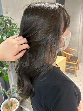 セミロング ︎🤎W color MIYU‎🤎のヘアスタイル