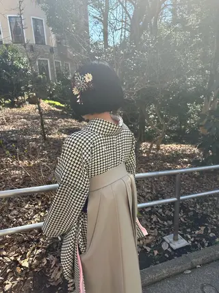 ヘアアレンジ ショート🌼パーマ 本間正子のヘアスタイル