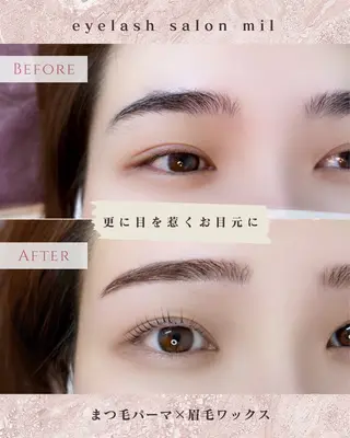 マツエク・マツパ mil❤︎ Kahoのマツエク・マツパデザイン