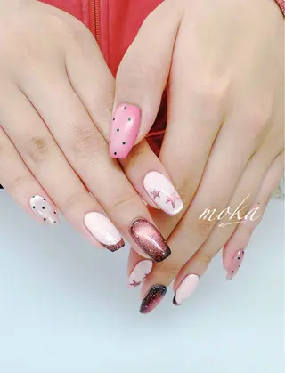 ネイル 胡蝶蘭レディースサロ ンNailMOKAのネイルデザイン