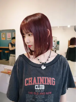 ミディアム Yoh-所属・【カットモデル募集】 Yoh-/HABUのヘアスタイル