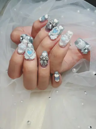 ネイル 🦋ネイルサロン ブラン🌈ゆりのネイルデザイン