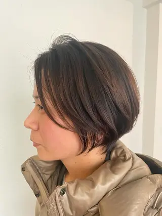 ミディアム 【店長】ショート 似合わせ🦩相羽里美のヘアスタイル