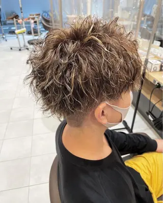 パーマ メンズ メンズパーマ特化🏅 中村　凌のヘアスタイル