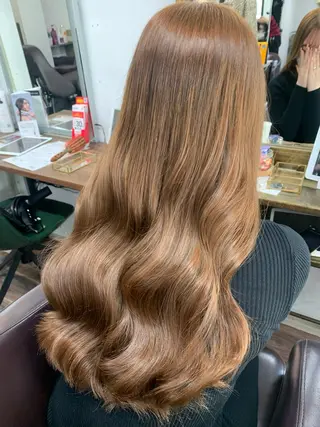 ロング カラー 🌼カットカラーモデ ル募集中hana🌼のヘアスタイル