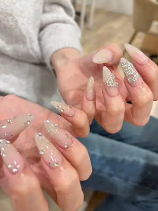 ネイル 韓国ワンホンピンク 🎀mikuのネイルデザイン