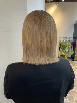 ミディアム カラー STAR RIVER所属・YUI/ ブリーチカラー🌷のヘアスタイル