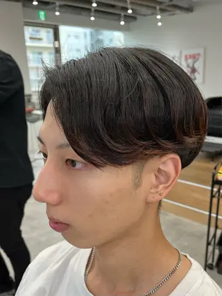 ショート パーマ メンズ 新潟メンズパーマ 新潟駅/小田拓実のヘアスタイル