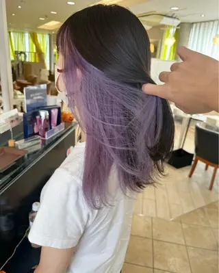 セミロング カラー メンズパーマ特化🔥 ツイスパ/シャドウのヘアスタイル