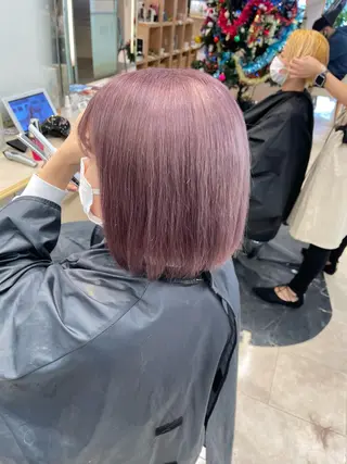 ショート カラー 🍀自然＆長持ち♪ 縮毛矯正の匠✨️のヘアスタイル