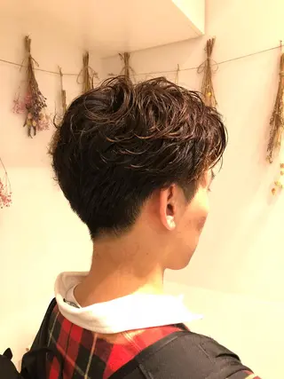 パーマ メンズ はだゆうき @hadadan08のヘアスタイル