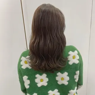 ミディアム カラー 冨木 雄斗のヘアスタイル