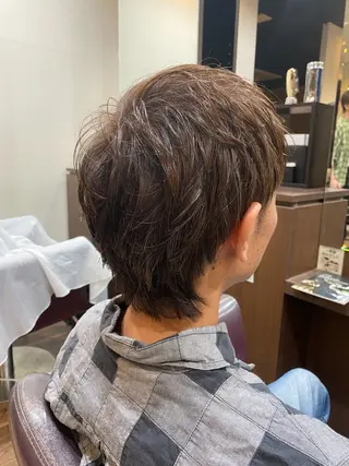 ショート 仲井 充のヘアスタイル