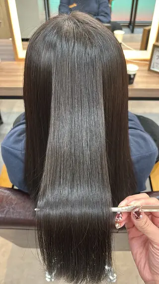 レイヤー✂︎ぷつボブ 艶カラー🤍noaのヘアスタイル