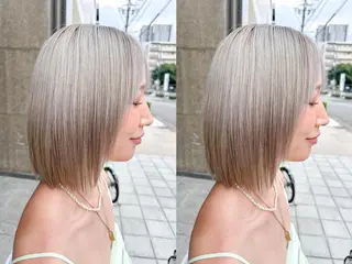 ミディアム sara中谷 哲のヘアスタイル