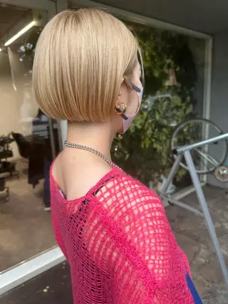 ショート カラー ショート･ウルフ✂︎ 安住有咲子のヘアスタイル