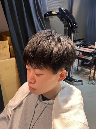 ミディアム PERCUT東梅田店所属・メンズ特化🍀田上 一颯/PERCUTのヘアスタイル