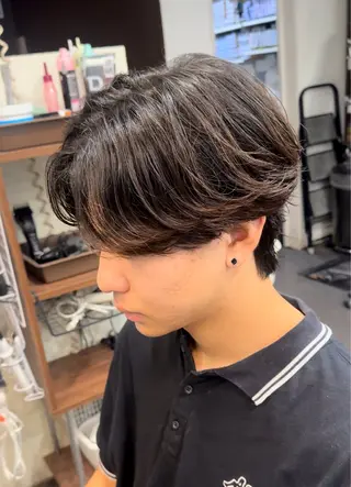 パーマ メンズ 年間2000名担当◎ パーマ職人/仲原佑樹のヘアスタイル