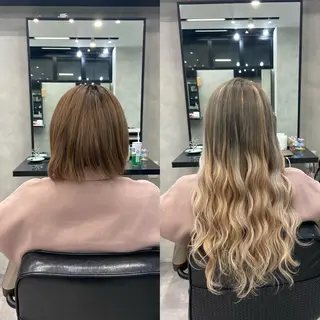 ロング カラー ヘアアレンジ ar+ ❤︎ maiのヘアスタイル