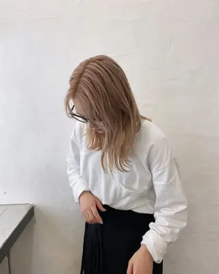 ミディアム ハッシュカット カシマハヤトのヘアスタイル