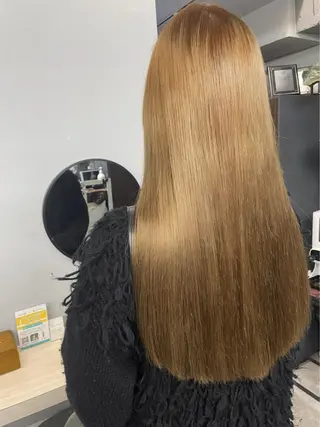 ロング カラー 韓国風レイヤーカット 💕髪質改善💫拓海のヘアスタイル