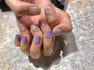 ネイル Amber21.所属・Nagahama Akariのネイルデザイン