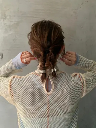 ヘアアレンジ 似合わせカット🫧 吉見衣生のヘアスタイル