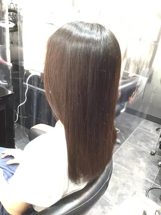 ロング カラー Annon プライベートサロンのヘアスタイル