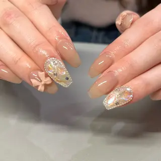 ネイル Ray. ちゅるん系ニュアンスのネイルデザイン