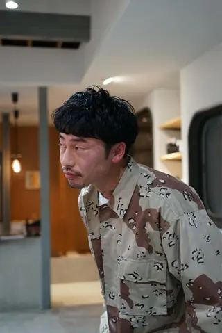 パーマ メンズ 美容室soi所属・メンズ特化/石田 凱土のヘアスタイル