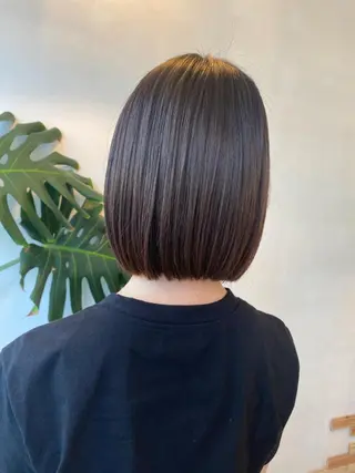 ショート カラー ヘアアレンジ ナカジ🌸ロブ/ボブ /前髪🌸のヘアスタイル