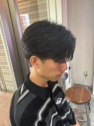 メンズ メンズ特化✨️ 韓国風パーマ🔥一八のヘアスタイル