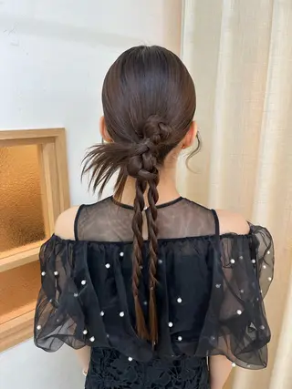 ヘアアレンジ 参列・イベントヘア♡ ゆいなのヘアスタイル