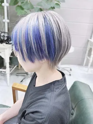 ショート カラー ヘアアレンジ メンズ Days 透明感カラーのヘアスタイル
