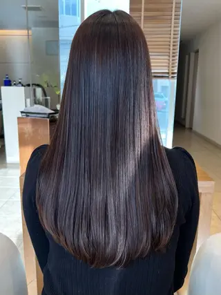 ロング カラー 清水 萌未のヘアスタイル