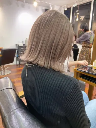ミディアム 森綱 悠 /栄/ボブのヘアスタイル