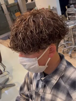 パーマ ヘアアレンジ メンズ 【fifth】渡部 永遠のヘアスタイル