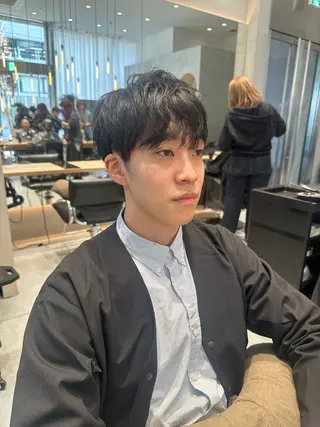 パーマ メンズ 透ける艶カラー💎 ミオのヘアスタイル